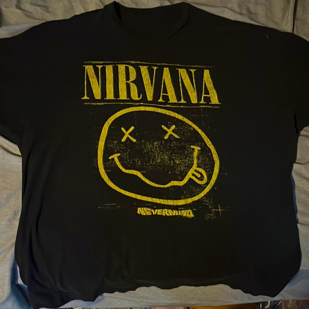 nirvana smiley shirt